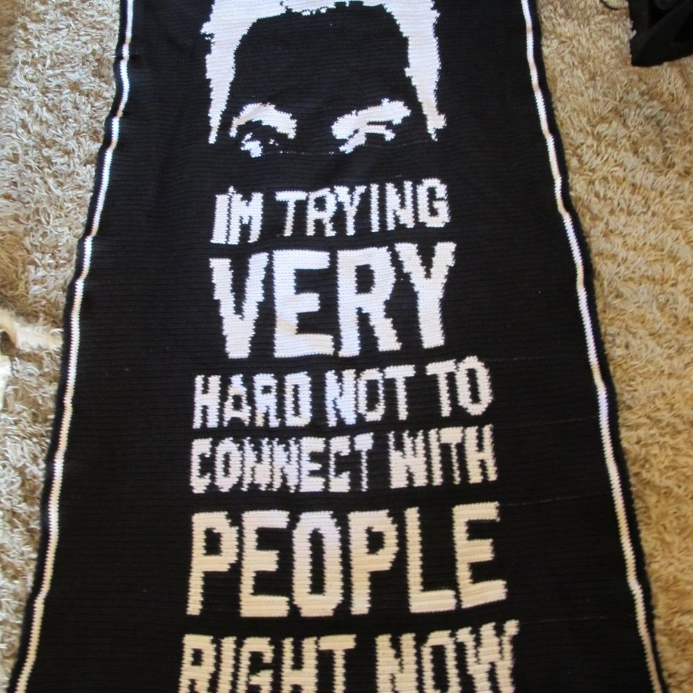 Schitt's Creek David Rose Inspired Blanket